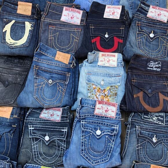 MYSTERY BOX OF 3 True Religion Jeans Size 33 - Picture 1 of 4
